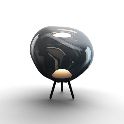 Melt Large LED Portable Lamp by Tom Dixon - Nickel