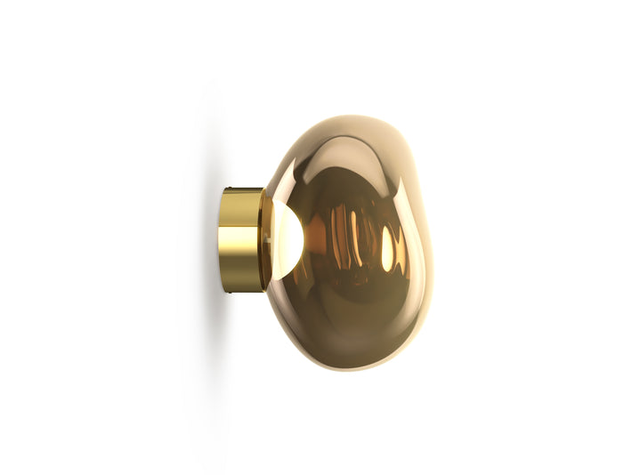 Melt Surface LED Mini Wall Lamp by Tom Dixon - Bronze