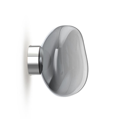 Melt Surface LED Mini Wall Lamp by Tom Dixon - Nickel