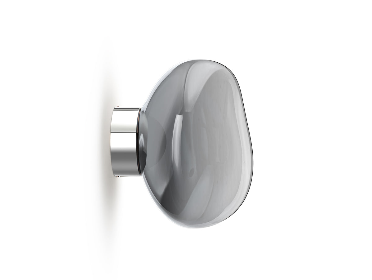 Melt Surface LED Mini Wall Lamp by Tom Dixon - Nickel