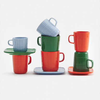 Oiva Tiiliskivi Mug 0.25L - Light Blue by Marimekko