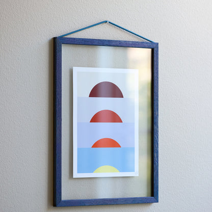 Frame - Colour Wood by Moebe - A3 / Blue Stained Birch