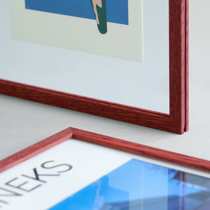 Frame - Colour Wood by Moebe - A3 / Red Stained Birch