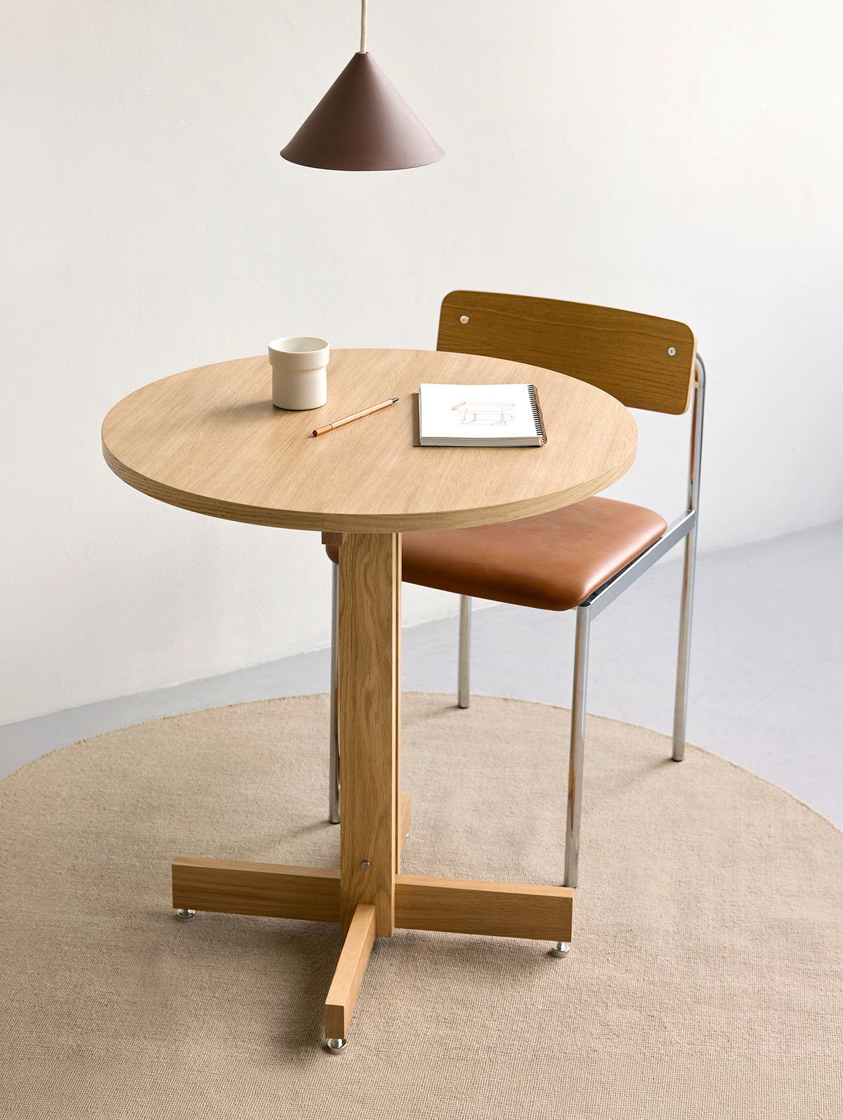 KUMU Cafe Table by Moebe - Round Tabletop (Ø65 cm)