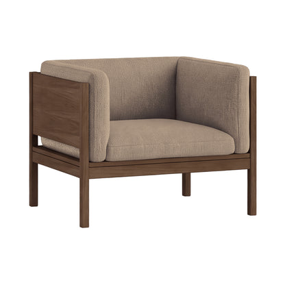 Moebe Lounge Chair by Moebe - Smoked Oak Frame / Moss 13