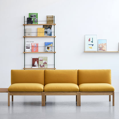2-Seater Sofa Without Armrest with 1 Side Table by Moebe - Field 2 463