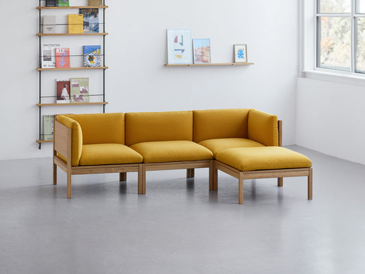 3-Seater Sofa with Chaise Longue by Moebe - Field 2 463