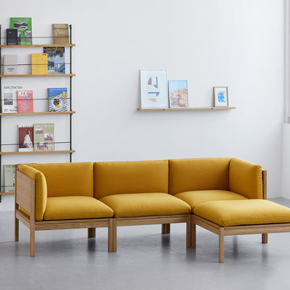 3-Seater Sofa with Chaise Longue by Moebe - Field 2 463