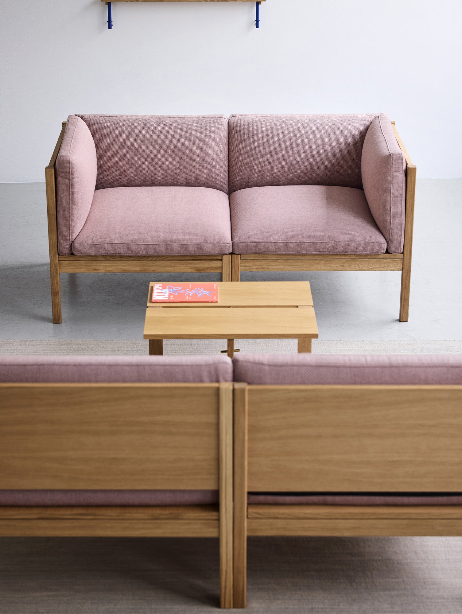 Modular 2-Seater Sofa by Moebe - Re wool 648