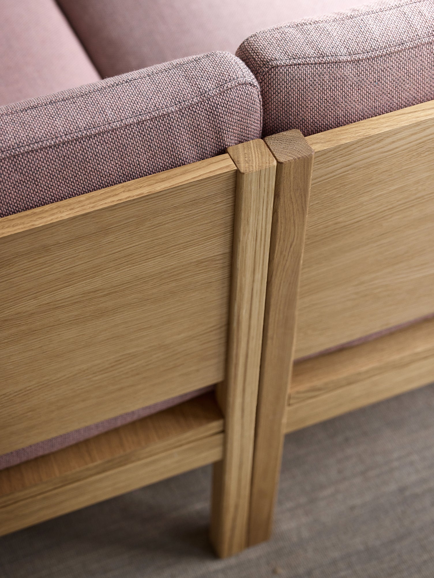 Modular 2-Seater Sofa by Moebe - Re wool 648