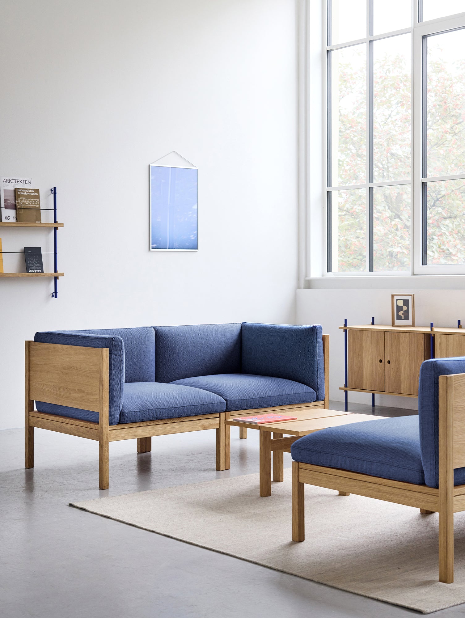 Modular 2-Seater Sofa by Moebe - Re wool 767