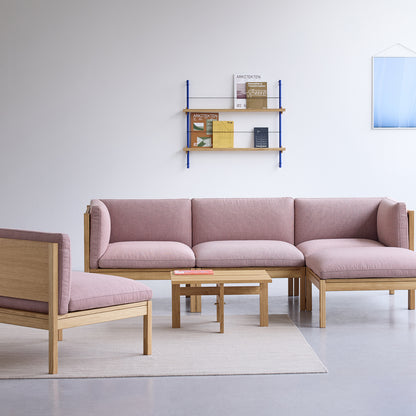 3-Seater Sofa with Chaise Longue by Moebe - Re-wool 648