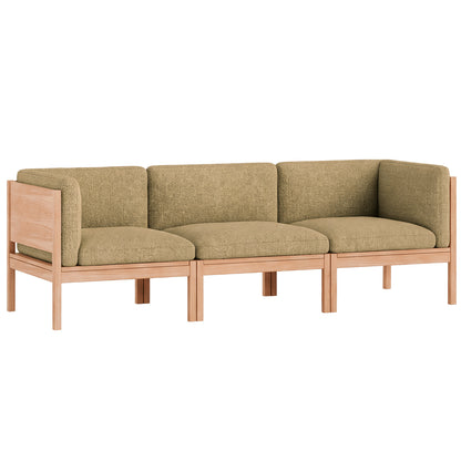 Modular 3-Seater Sofa by Moebe - Moss 21