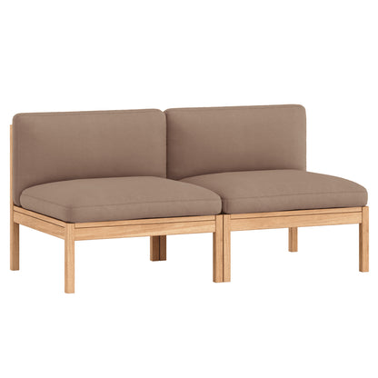 Modular 2-Seater Sofa Without Armrest by Moebe - Field 2 343