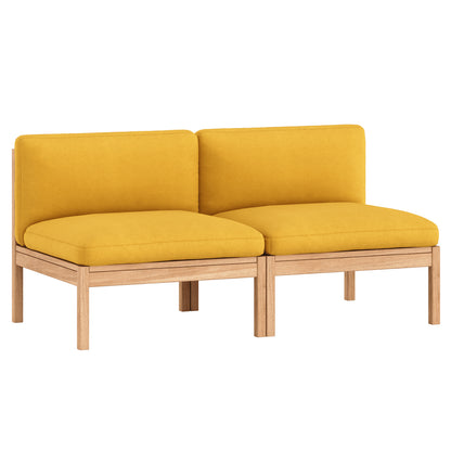 Modular 2-Seater Sofa Without Armrest by Moebe - Field 2 463