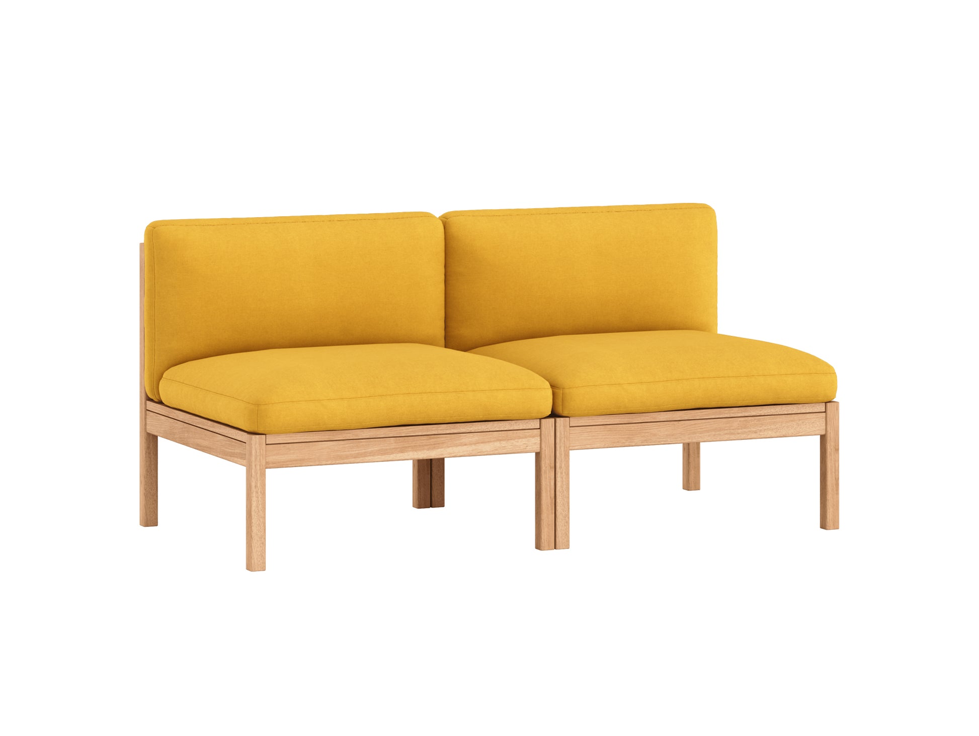 Modular 2-Seater Sofa Without Armrest by Moebe - Field 2 463
