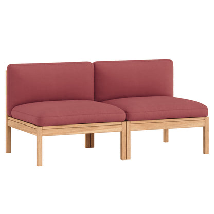 Modular 2-Seater Sofa Without Armrest by Moebe - Field 2 643
