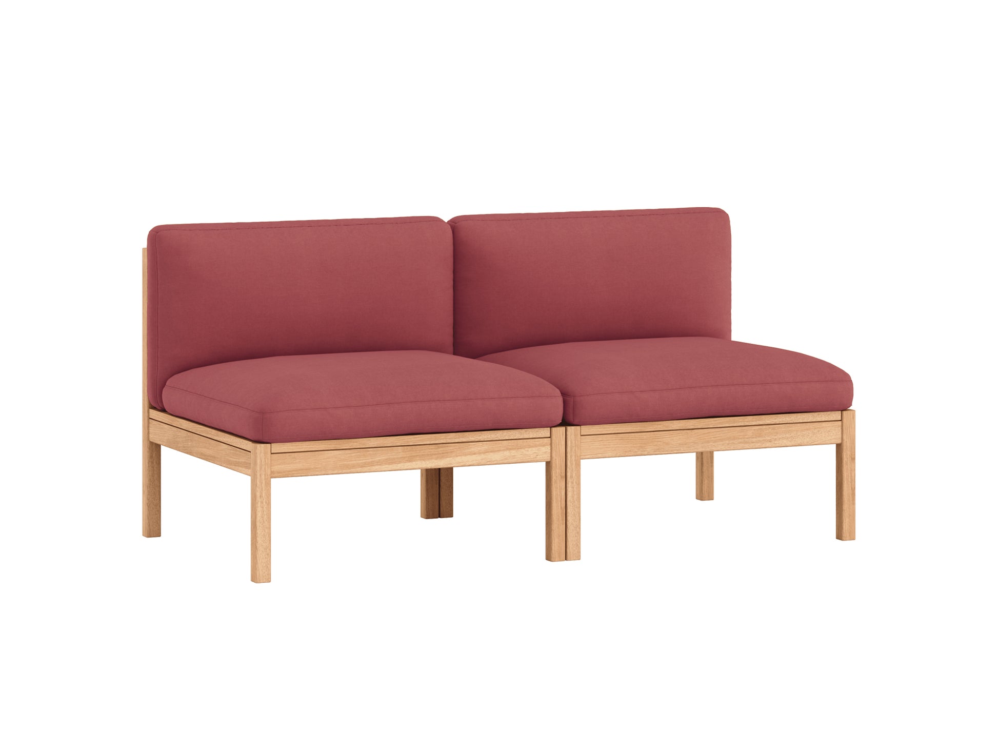 Modular 2-Seater Sofa Without Armrest by Moebe - Field 2 643
