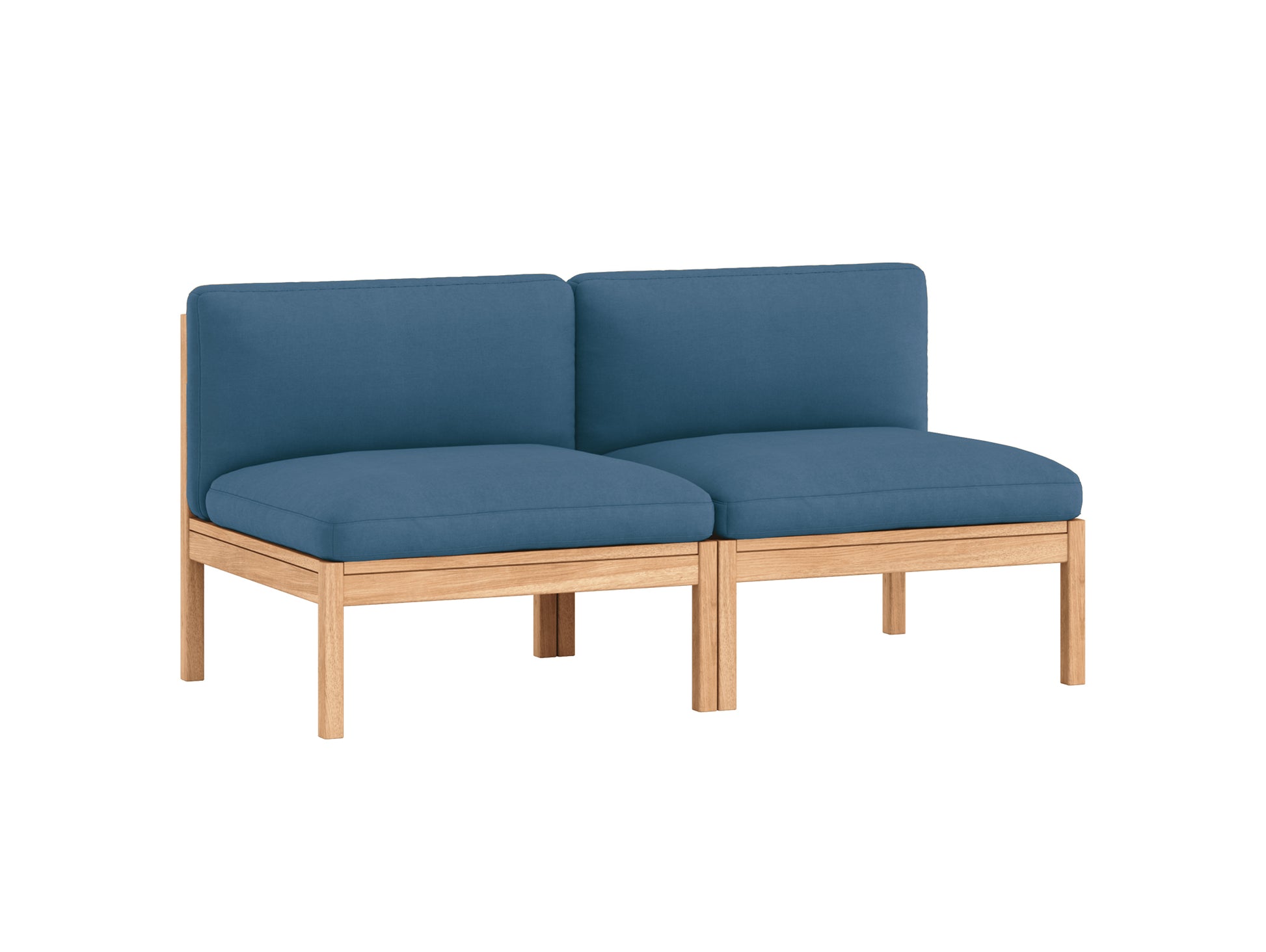 Modular 2-Seater Sofa Without Armrest by Moebe - Field 2 733