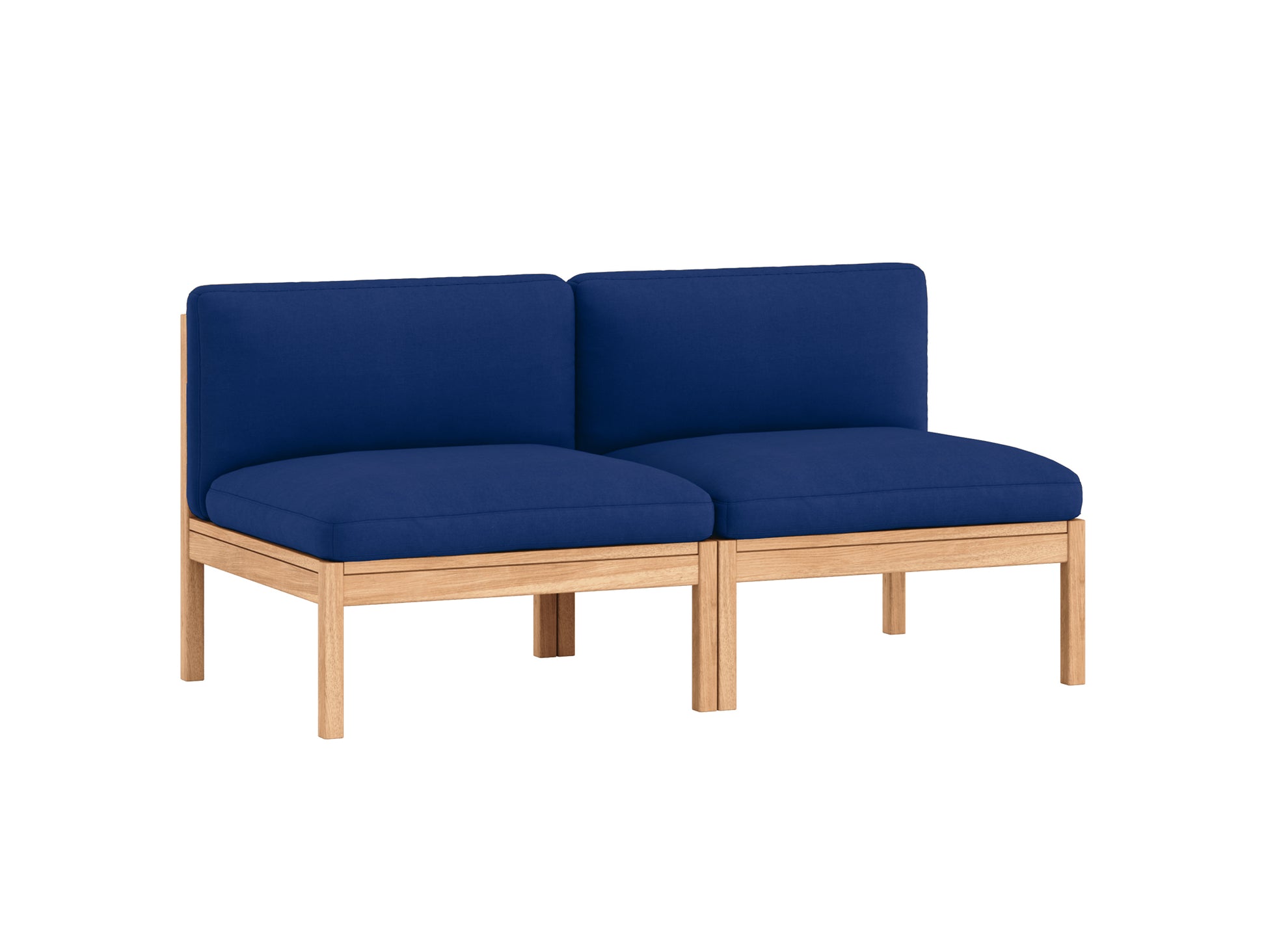 Modular 2-Seater Sofa Without Armrest by Moebe - Field 2 763