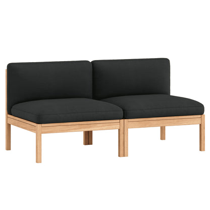 Modular 2-Seater Sofa Without Armrest by Moebe - Field 2 793