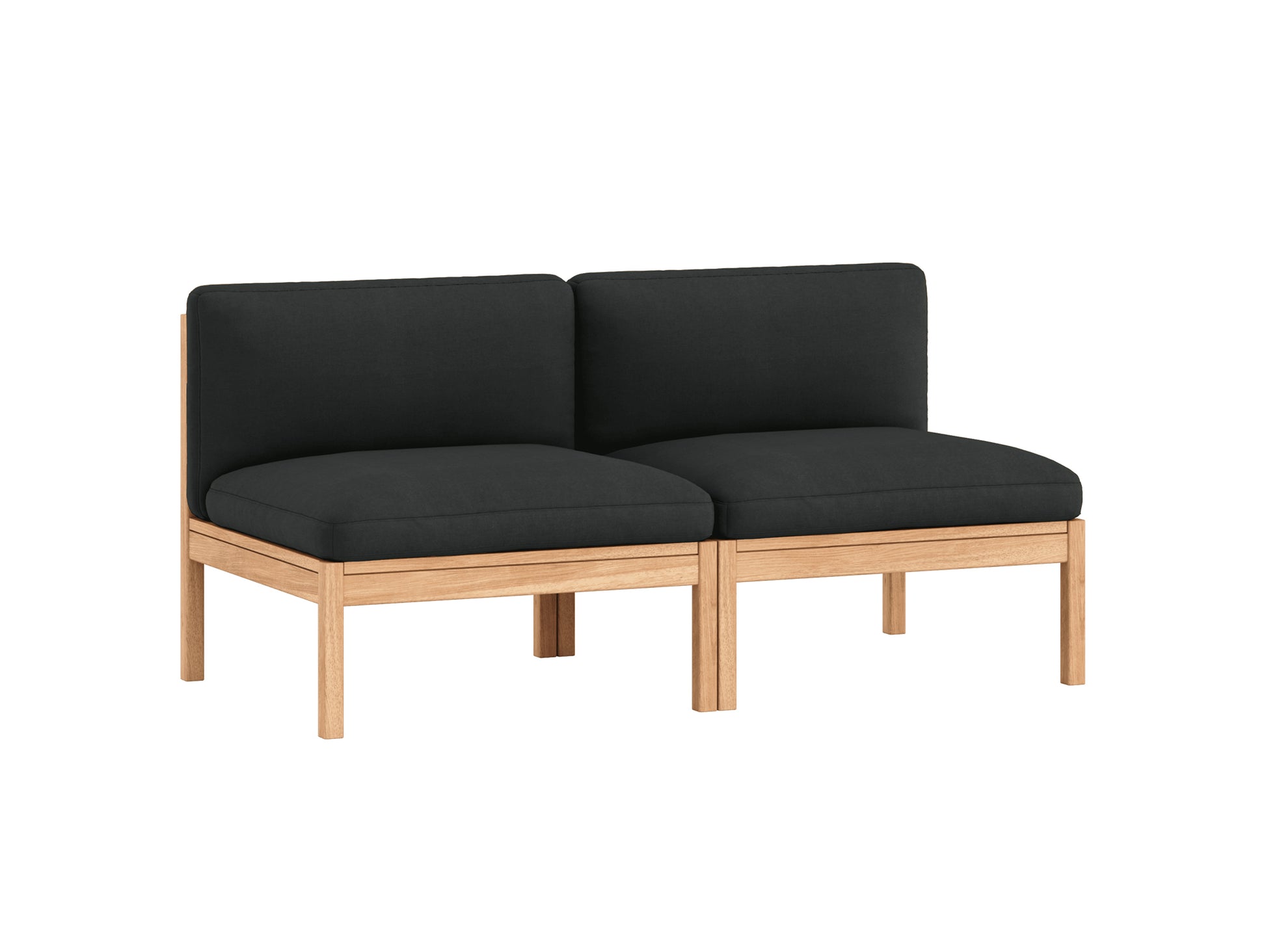 Modular 2-Seater Sofa Without Armrest by Moebe - Field 2 793