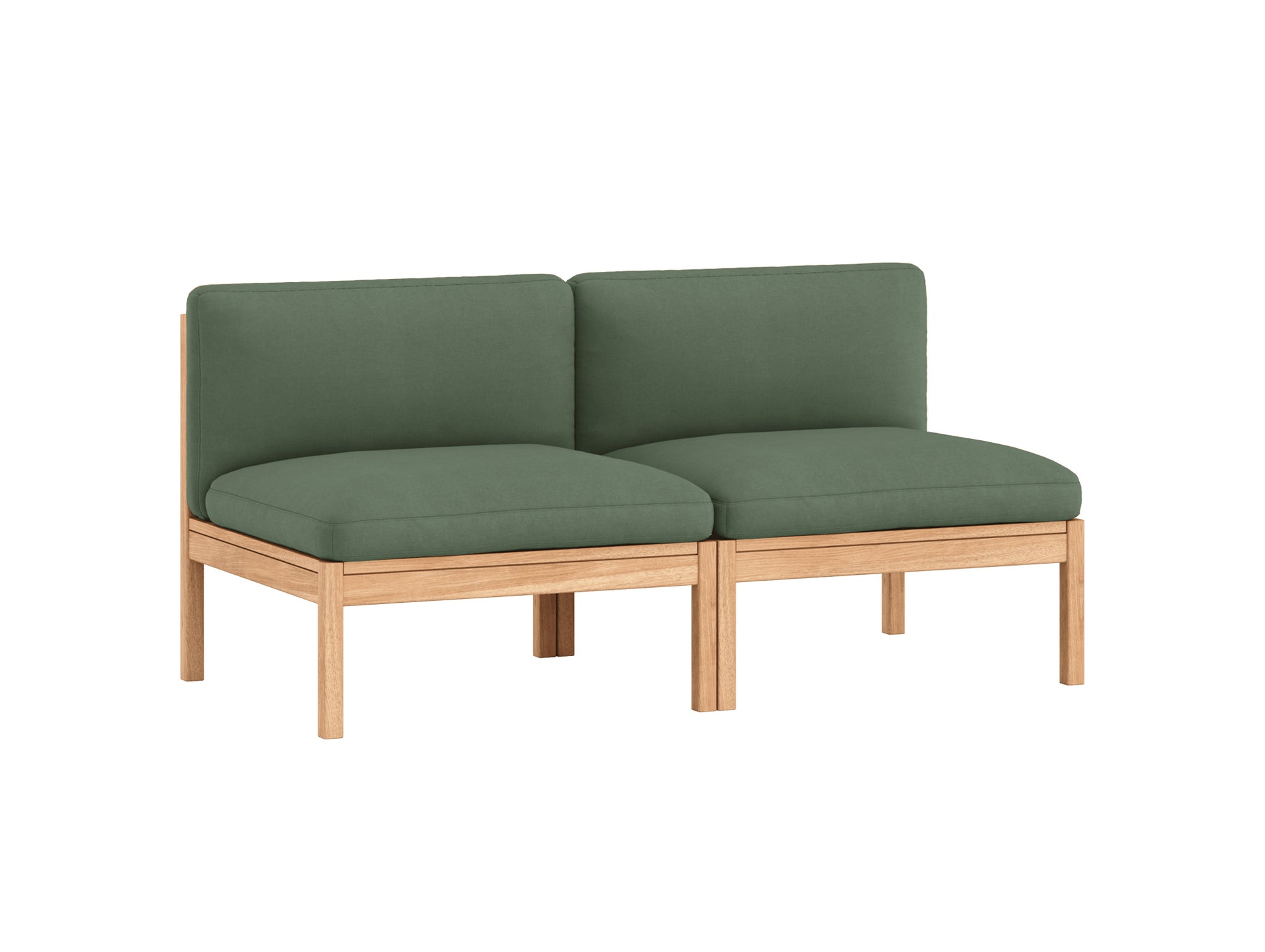 Modular 2-Seater Sofa Without Armrest by Moebe - Field 2 943