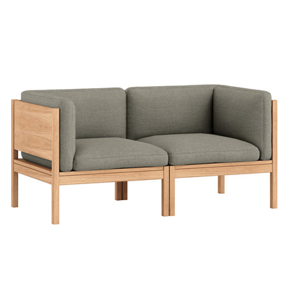 Modular 2-Seater Sofa by Moebe - Re-wool 128