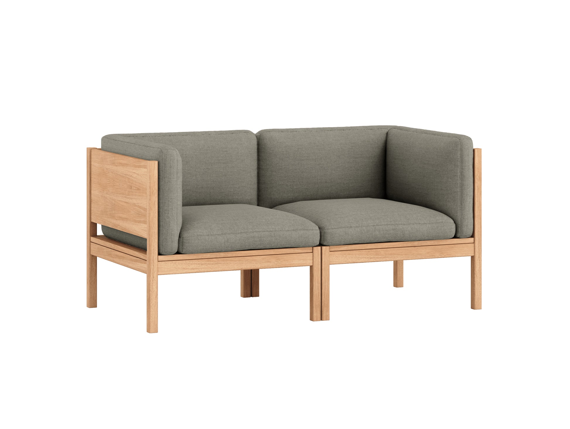 Modular 2-Seater Sofa by Moebe - Re-wool 128