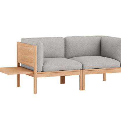 Modular 2-Seater Sofa with 1 Side Table by Moebe - Autumn 101