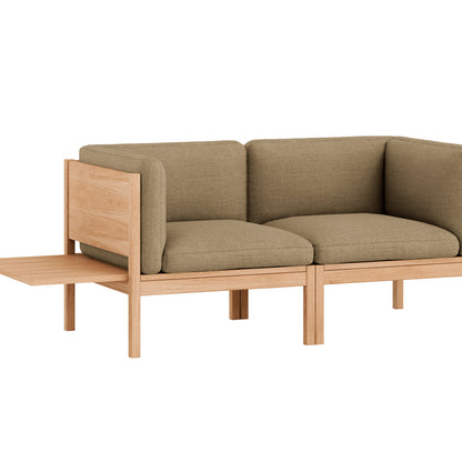 Modular 2-Seater Sofa with 1 Side Table by Moebe - Autumn 221