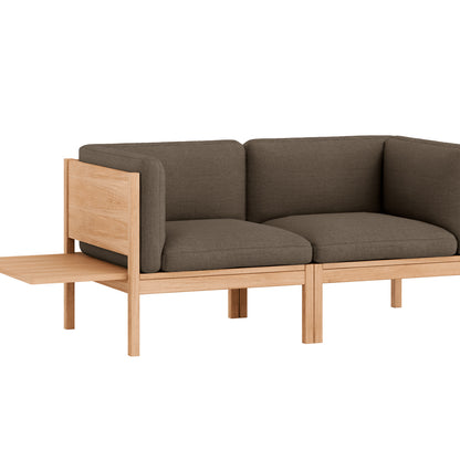 Modular 2-Seater Sofa with 1 Side Table by Moebe - Autumn 361
