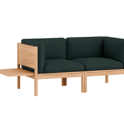Modular 2-Seater Sofa with 1 Side Table by Moebe - Autumn 971