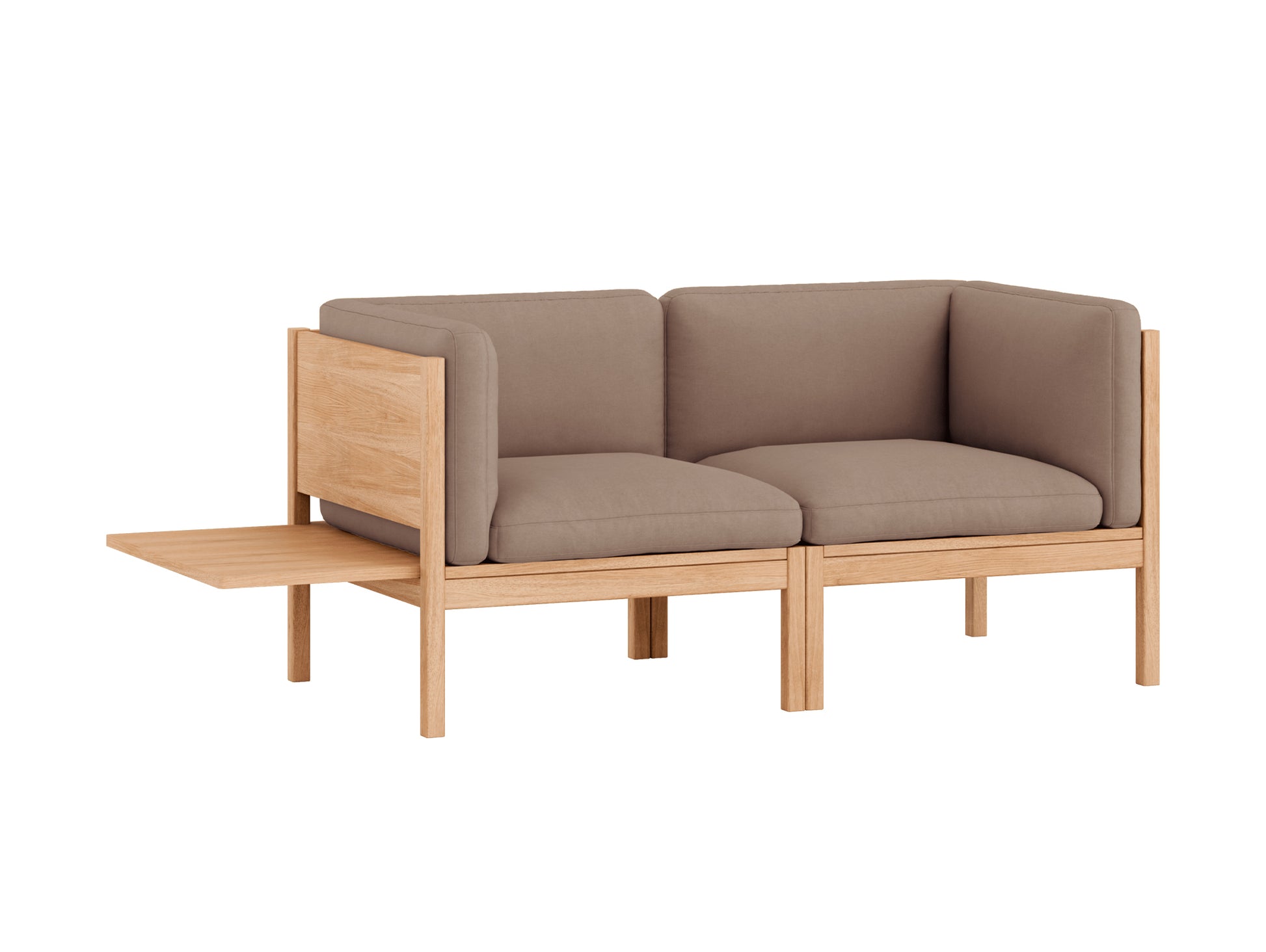 Modular 2-Seater Sofa with 1 Side Table by Moebe - Field 2 343
