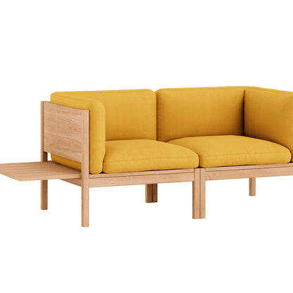 Modular 2-Seater Sofa with 1 Side Table by Moebe - Field 2 463