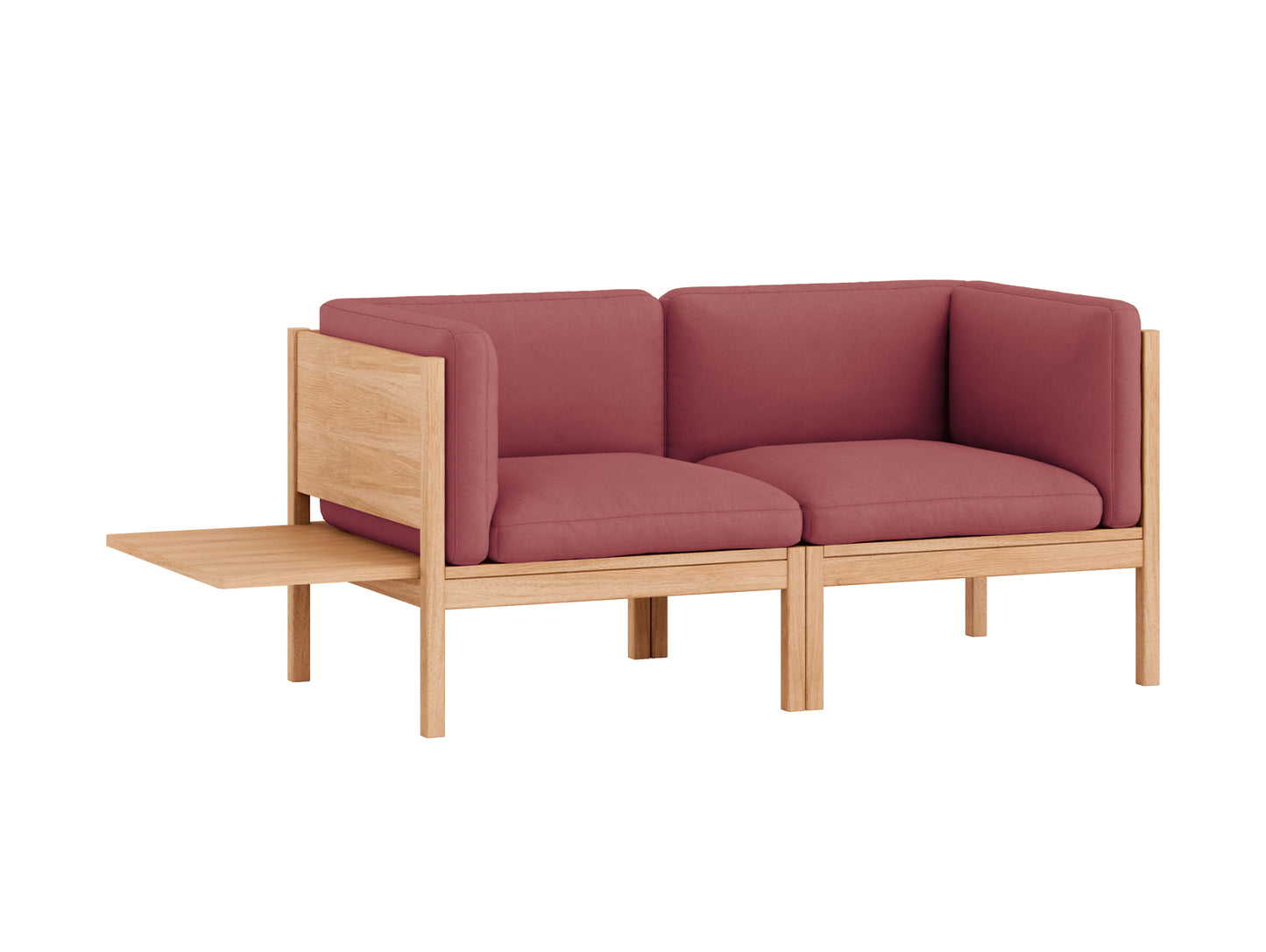 Modular 2-Seater Sofa with 1 Side Table by Moebe - Field 2 643