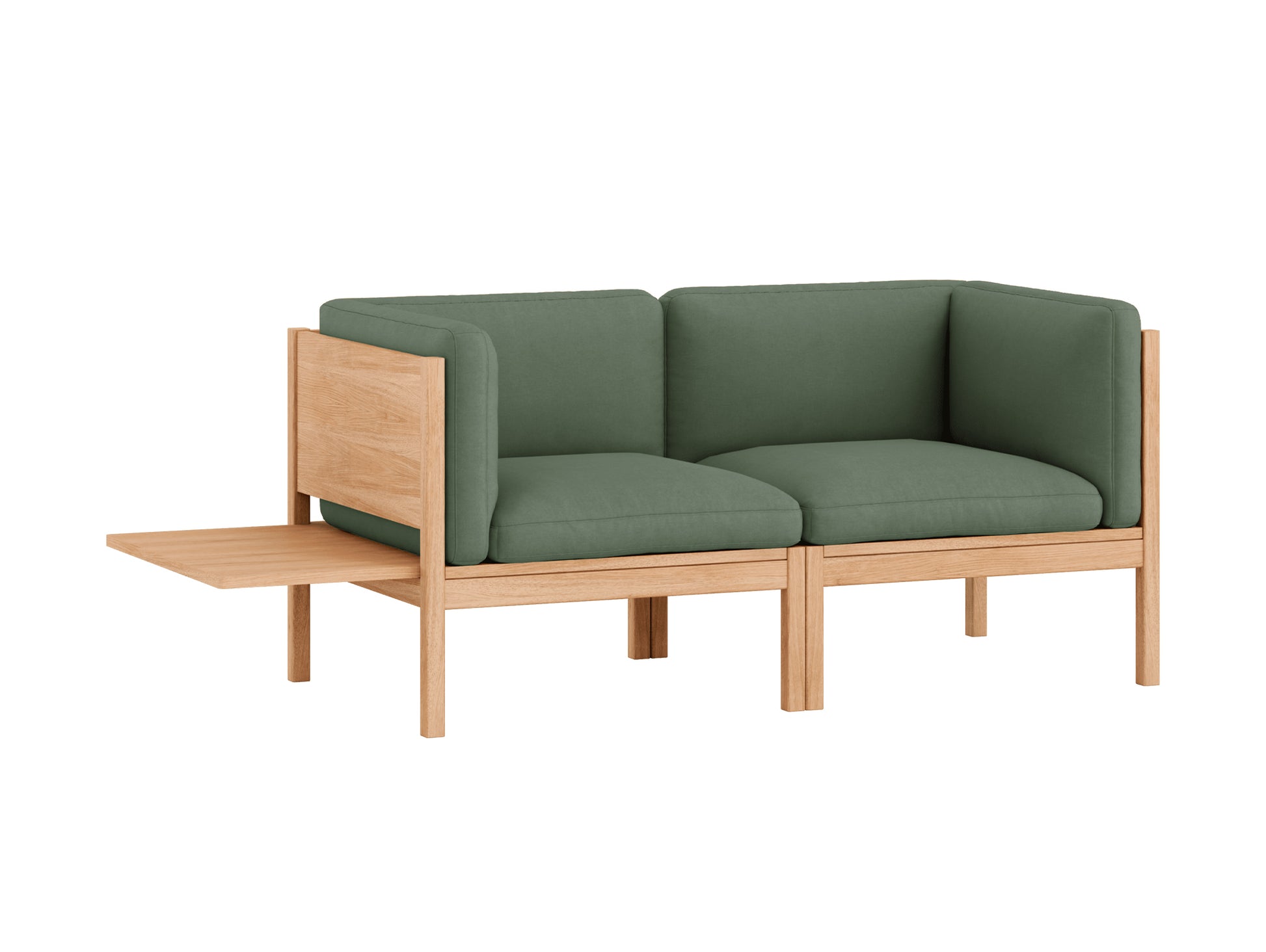 Modular 2-Seater Sofa with 1 Side Table by Moebe - Field 2 943