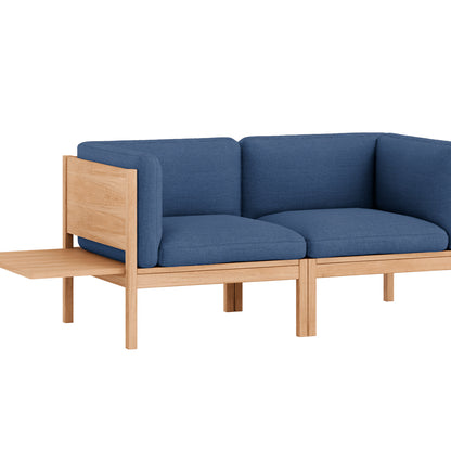 Modular 2-Seater Sofa with 1 Side Table by Moebe - Re-wool 767