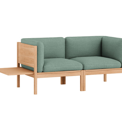 Modular 2-Seater Sofa with 1 Side Table by Moebe - Re-wool 868
