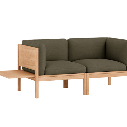 Modular 2-Seater Sofa with 1 Side Table by Moebe - Re-wool 977