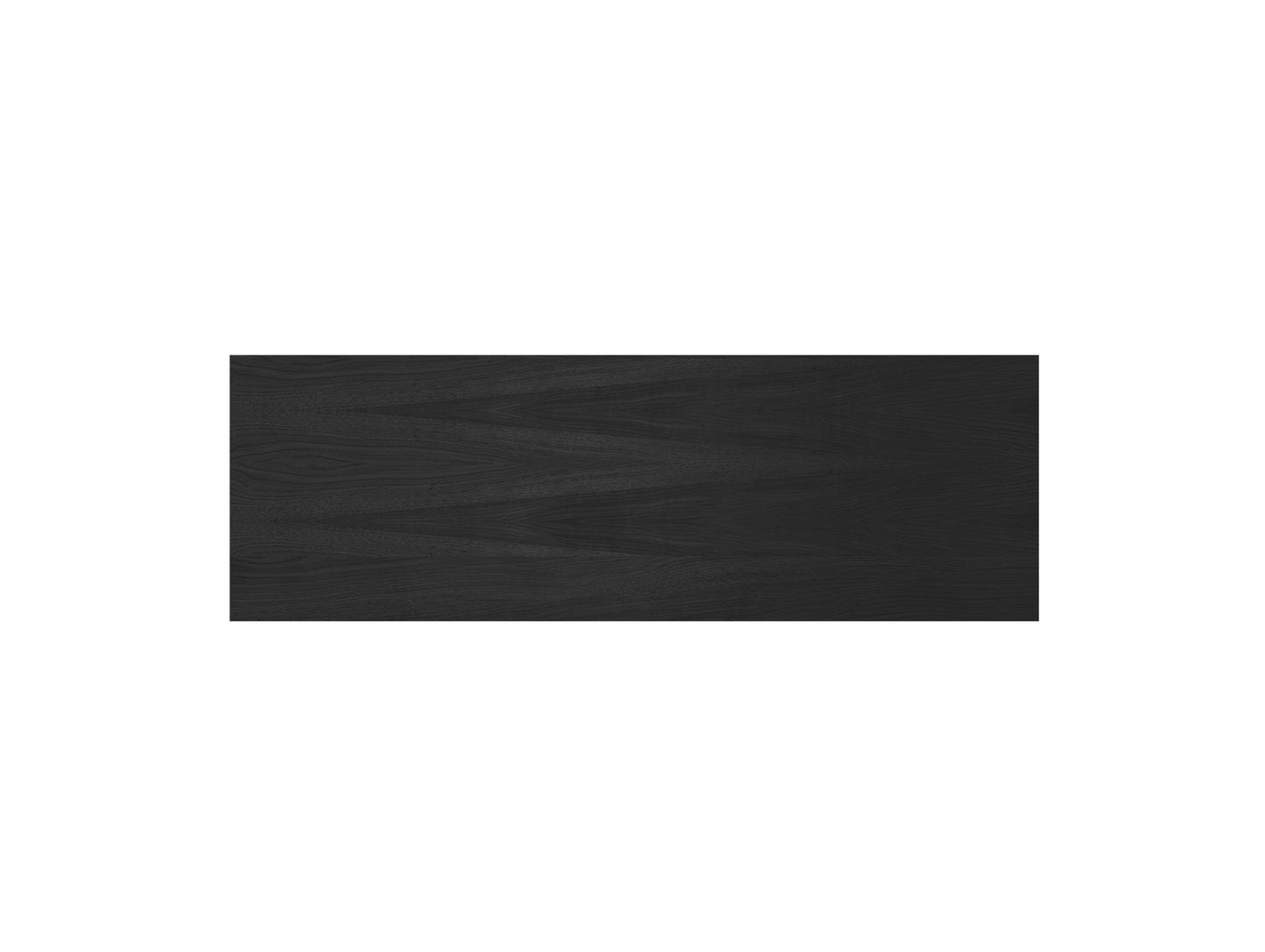 Black Stained Back Plate (for W85 cm Shelves) by Moebe - Black Painted Oak