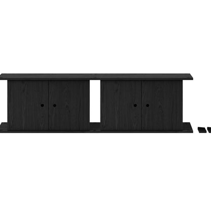 Moebe Double Cabinet / Black Painted Oak