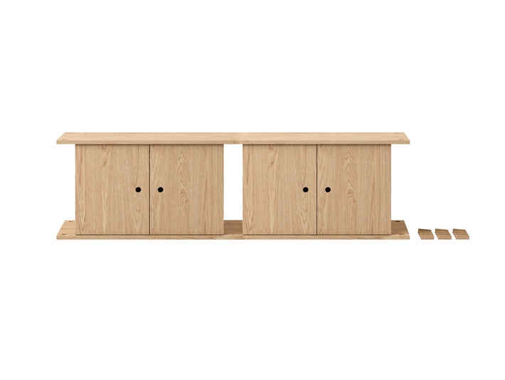 Moebe Double Cabinet / Oiled Oak