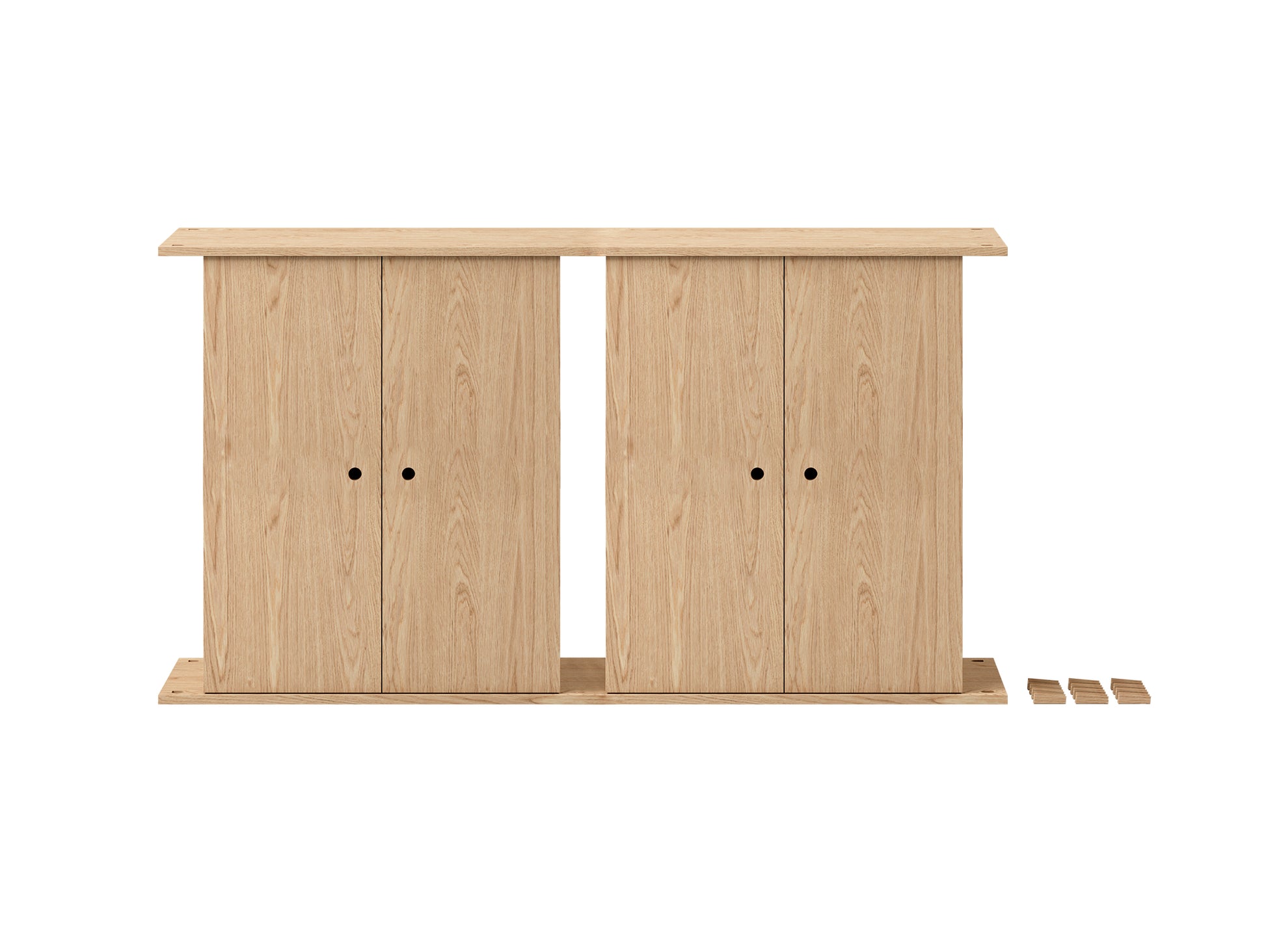 Moebe Double Tall Cabinet / Oiled Oak