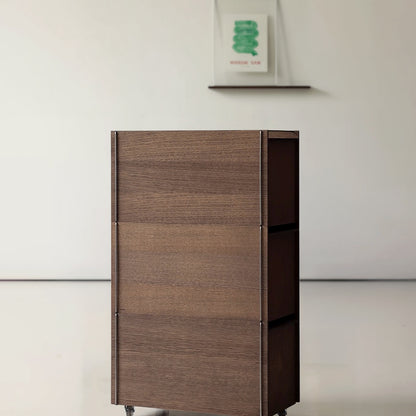 Storage Tower by Moebe - Tall / Smoked Oak / Stainless Steel