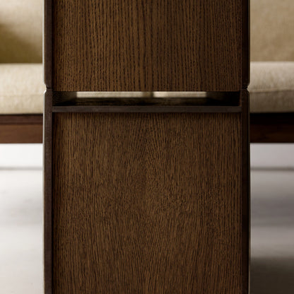 Storage Tower by Moebe - Tall / Smoked Oak / Stainless Steel