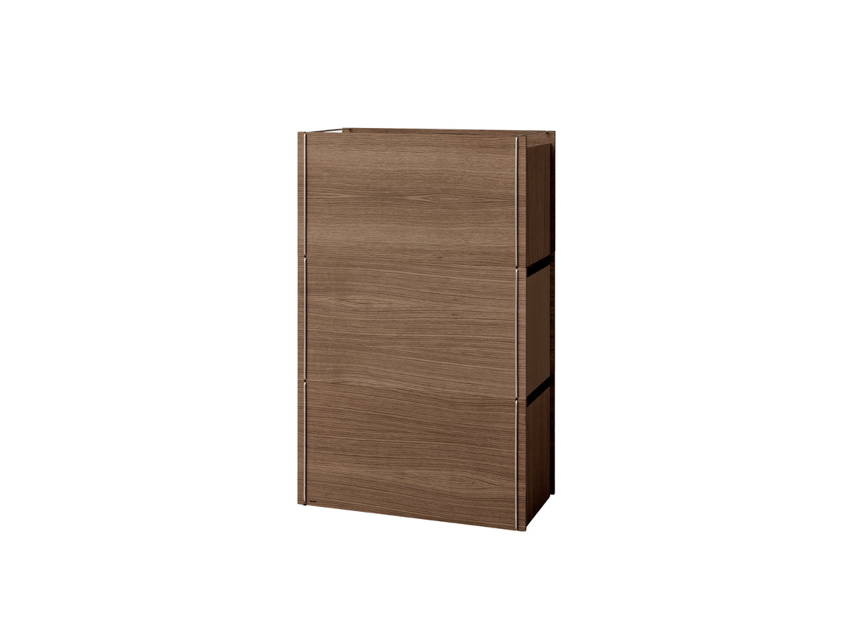 Storage Tower by Moebe - Tall / Smoked Oak / Stainless Steel