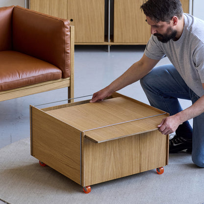Storage Chest by Moebe - Oak / Stainless Steel