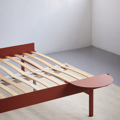 Moebe Bed High 90-180 cm - Terracotta