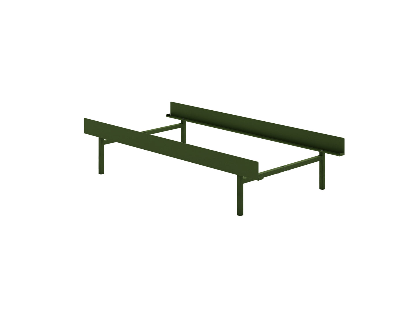 Moebe Bed High 90-180 cm - Pine Green